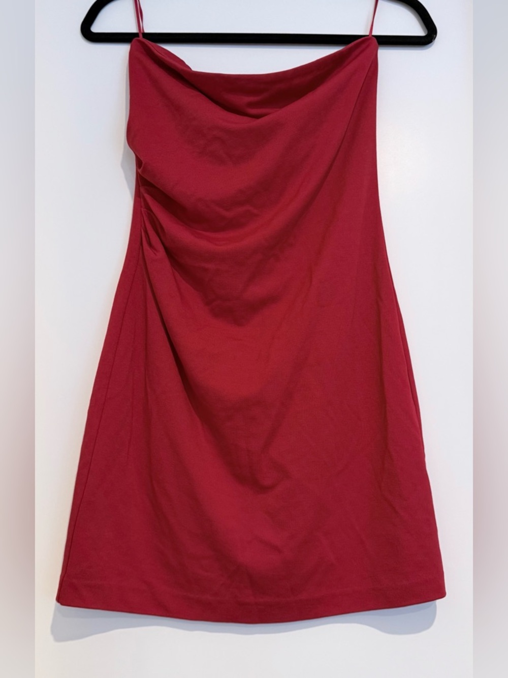 Mango Red Strapless Mini